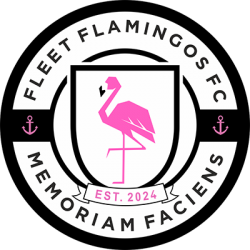 Fleet Flamingos FC badge